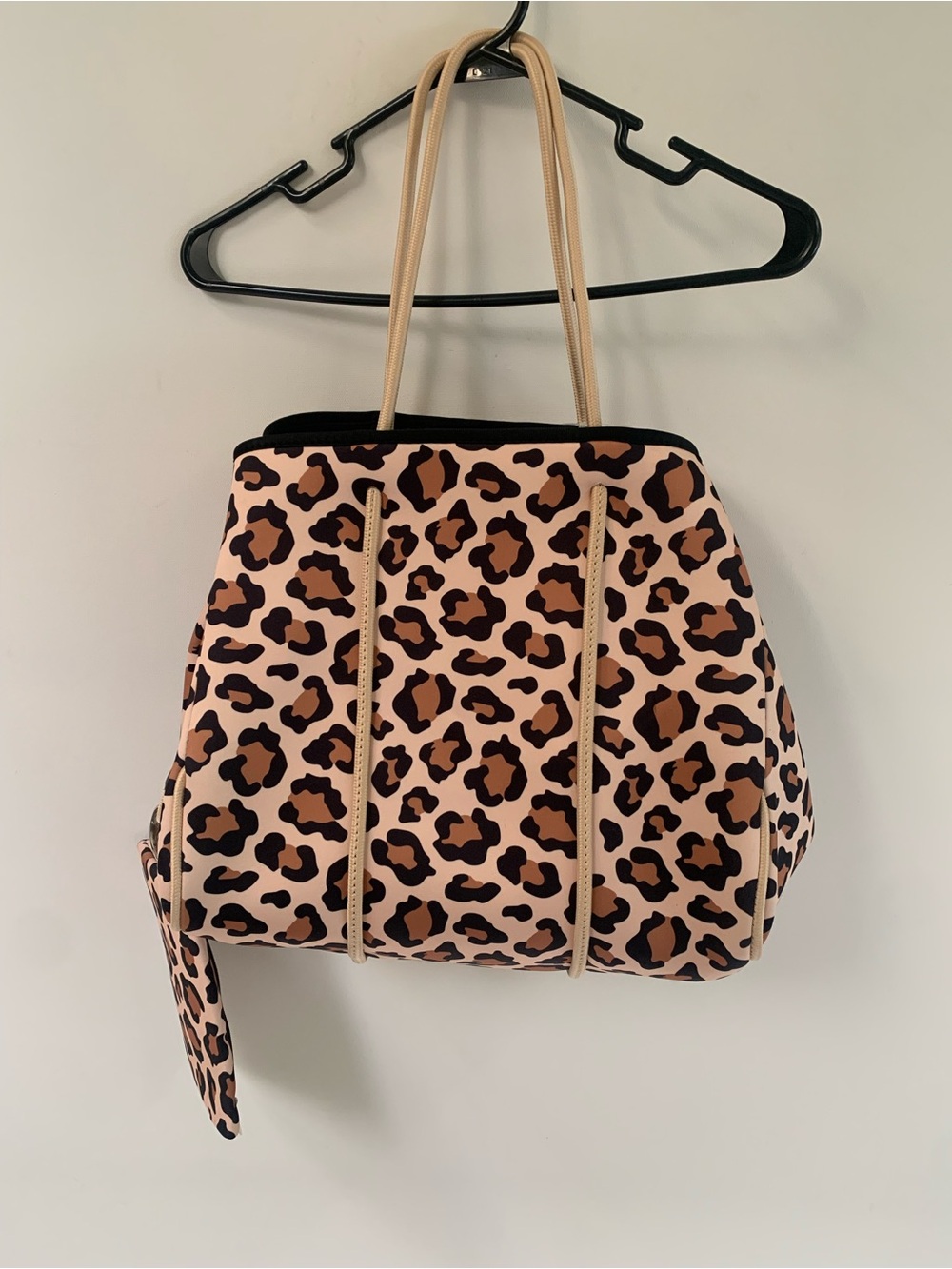 Leopard Print Tote Bag Neoprene